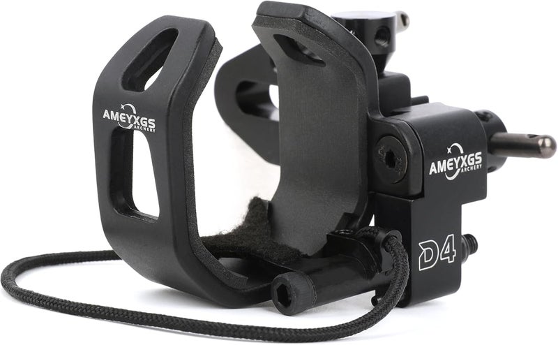 limaity Drop Away Arrow Rest for Compound Bow Right Hand No Spanner Required Four-Way Adjustable Quick-Adjustment Knob Full Containment Cable Activated - Image 1